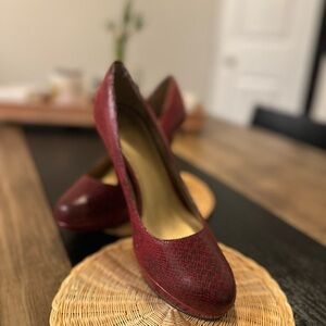 Elegant Red Women's Pumps